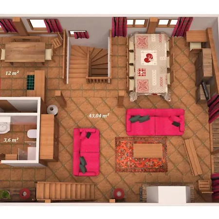 Le Tetras - 4 Pieces Pour 8 Personnes 084 Courchevel